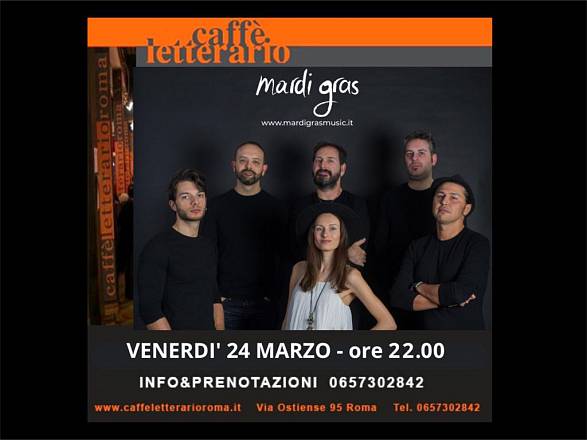 I mardi gras al caffè letterario di roma